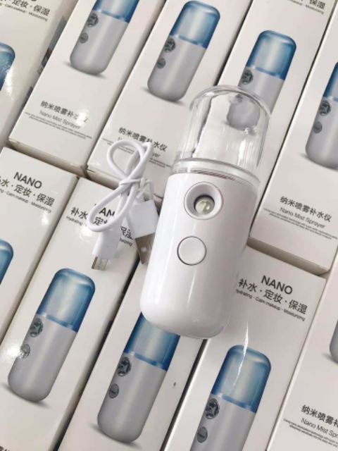 Máy Phun Sương Nano Mini Cầm Tay Tạo Cảm Giác Dịu Nhẹ, Mát Mẻ Cung Cấp Độ Ẩm Cho Da Giữa Mùa Hè Nắng Nóng | BigBuy360 - bigbuy360.vn