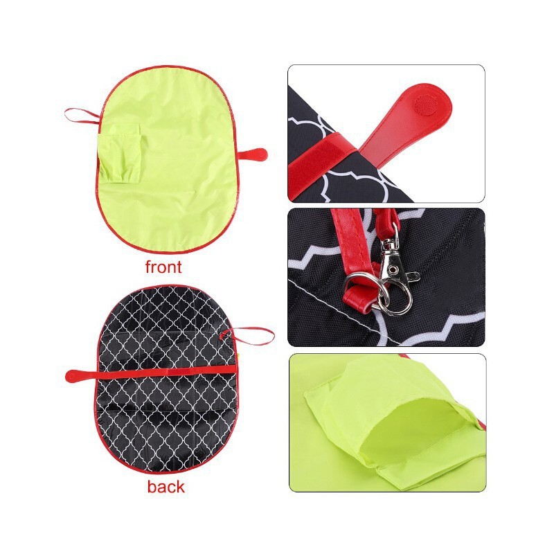 Tấm lót thay tã em bé thiết kế di động giữ sạch tay