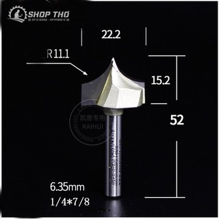 Mũi phay Arden 0405 đánh chỉ góc nhọn