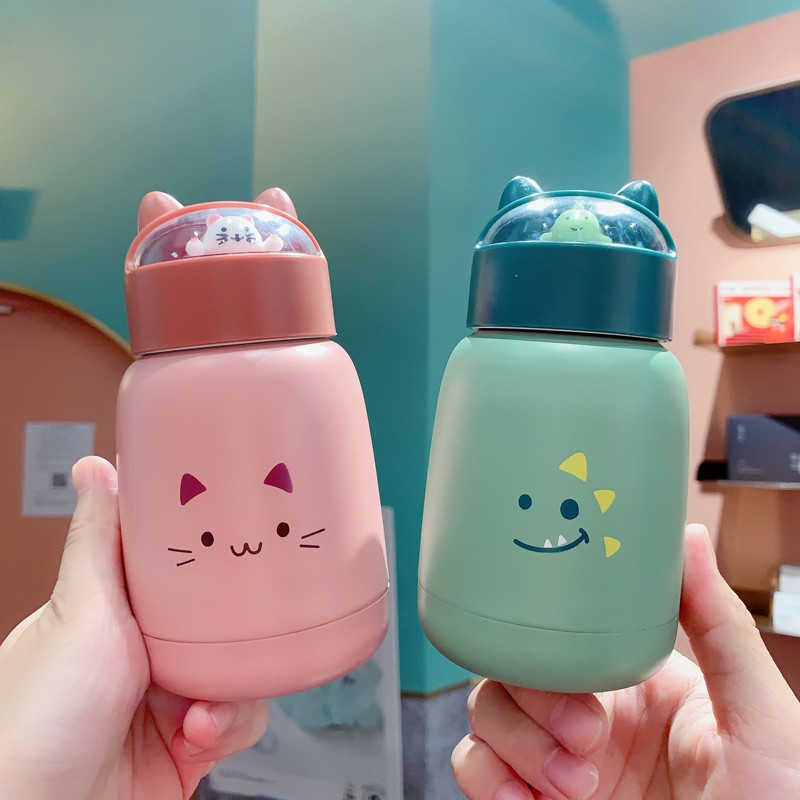 Bình Giữ Nhiệt Vịt Gấu Thỏ Heo Vô Diện Dễ Thương