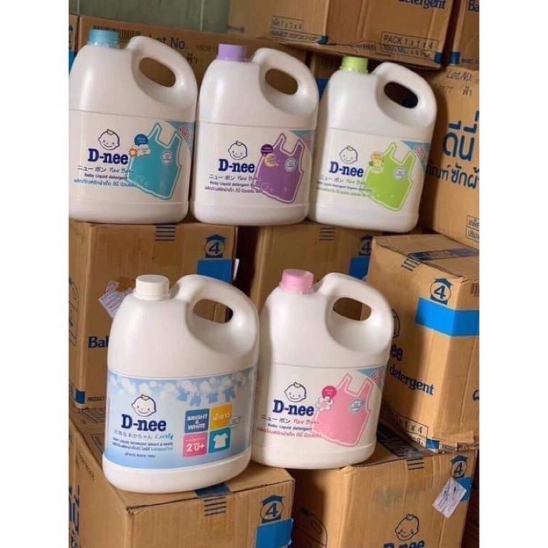 Nước Giặt + Xả vải D-nee 3000ml hàng chĩnh hãng có tem phụ công ty Đại Thịnh phân phối