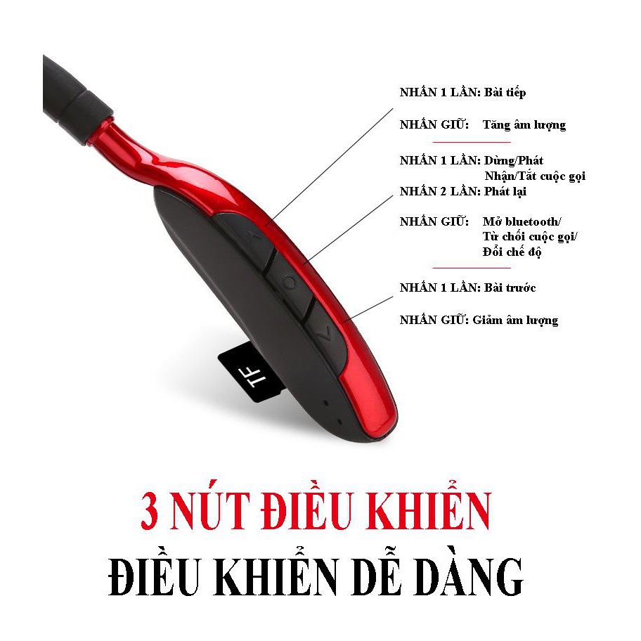 [ SIÊU PHẨM 2019] Tai Nghe Bluetooth ST-K168 Chính Hãng Kiểu Dáng Thể Thao, Tích Hợp Chế Độ Nghe Gọi Rảnh Tay Cực Đỉnh | BigBuy360 - bigbuy360.vn