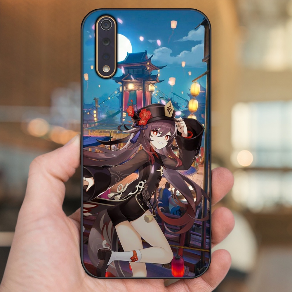 Ốp lưng Vivo S1 viền đen in hình Hutao Genshin Impact