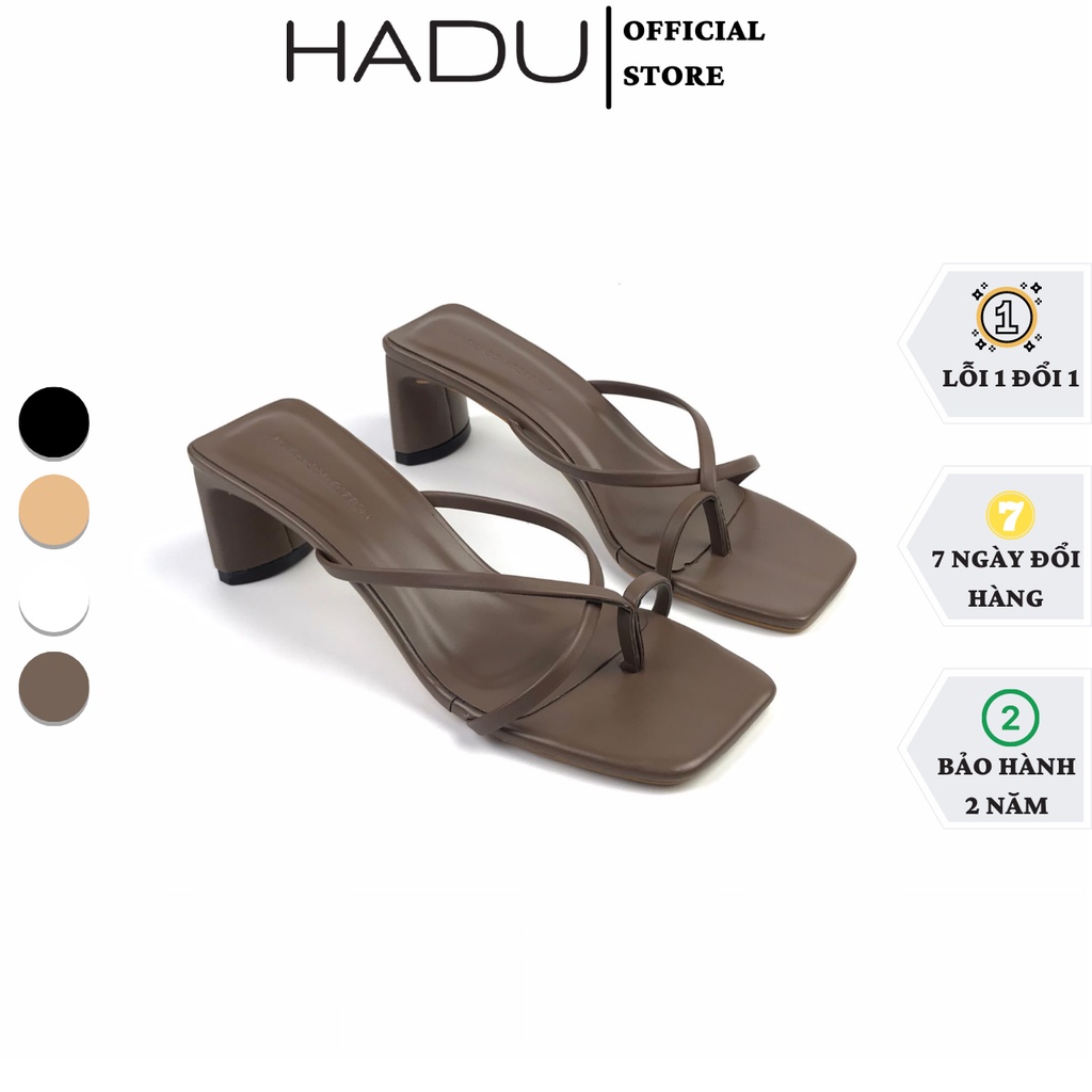 Guốc quai mảnh HADU GD65 xỏ ngón, gót dẹp