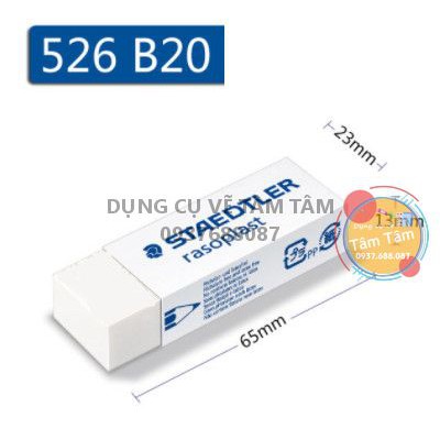 [ TÂM TÂM ]-Tẩy chì cao cấp Staedtler 526, Gôm Staedtler cao cấp 526-