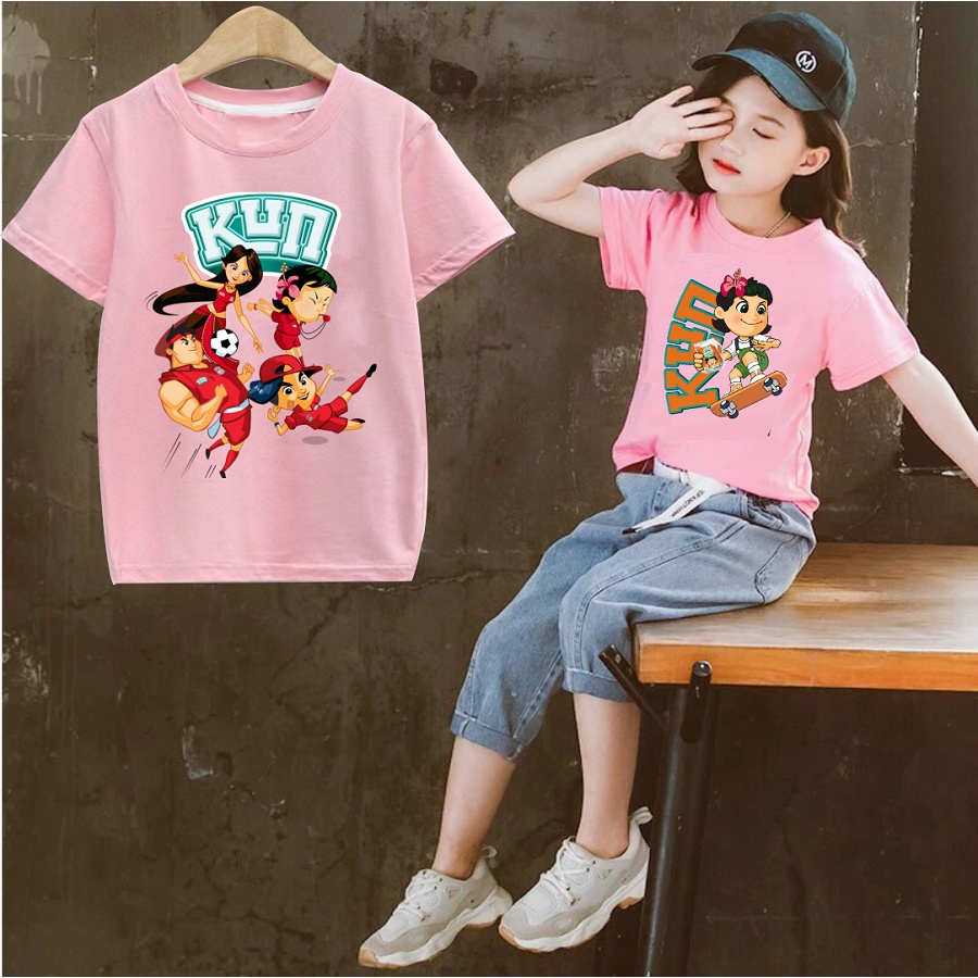 Áo phông cho bé in hình gia đình Kun nông dân siêu phàm bé cực thích