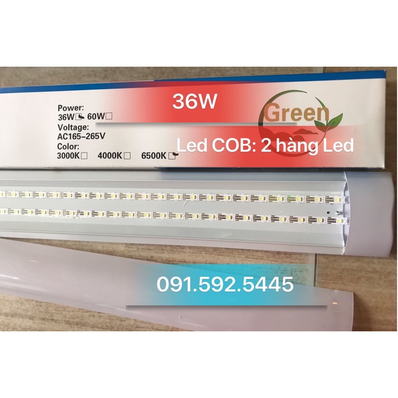 Đèn Tuýt Led Bán Nguyệt (Hàng Đủ Công Suất). Led COB Siêu Sáng