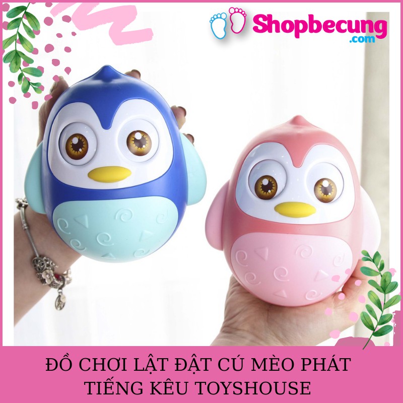 ĐỒ CHƠI LẬT ĐẬT CÚ MÈO PHÁT TIẾNG KÊU TOYSHOUSE
