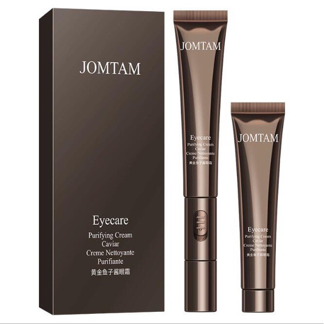 Máy kèm kem massage mắt cải thiện bọng mắt và làm mờ thâm quầng mắt JOMTAM