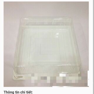 Hộp nhựa đựng bánh HH-121
(set 10 hộp)