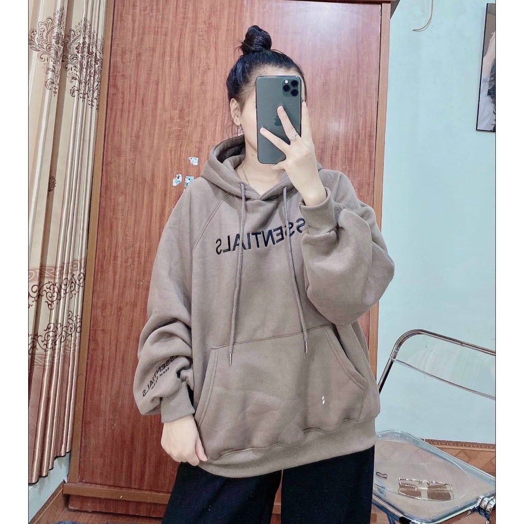 Áo nỉ mũ Hoodie ESSENTIALS - Hàng hottrending, chất nỉ dày dặn, chữu thêu nổi sắc nét | BigBuy360 - bigbuy360.vn