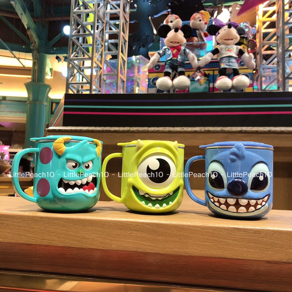 Ly giữ nhiệt , cốc ca nước có nắp hình Frozen Car Mickey Sulley Princess Mike Minnie Elsa cho trẻ em