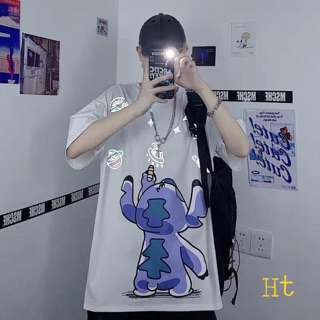Áo thun Stich vũ trụ phản quang