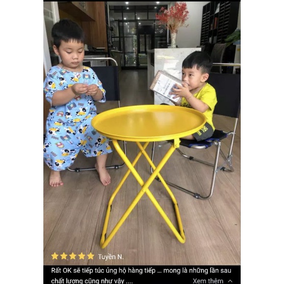 Rẻ vô địch ( Combo 3 ghế Inox + 1 bàn trà xếp)