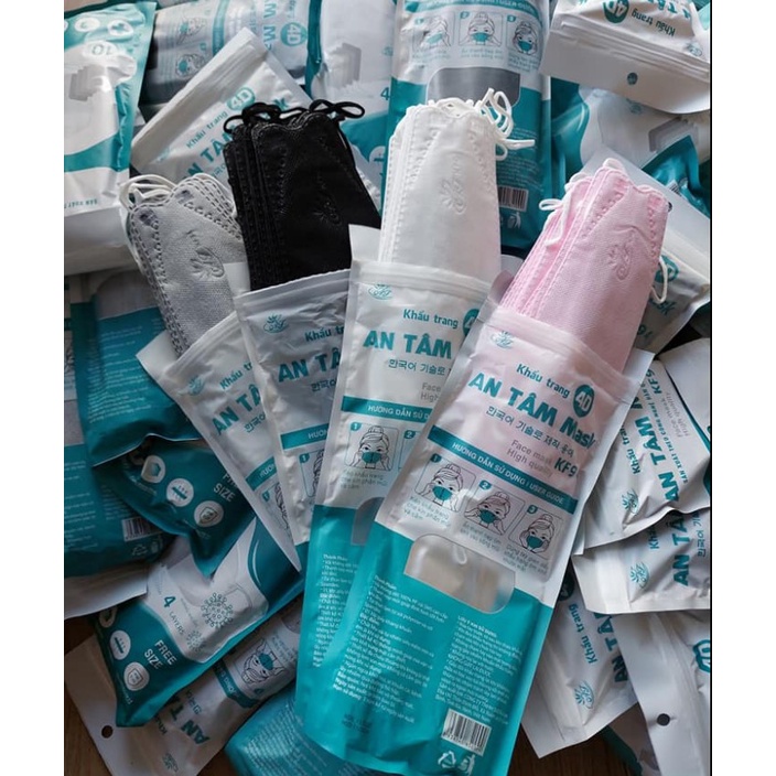 Sỉ Thùng 300 Cái 4D Mask Khẩu Trang KF94