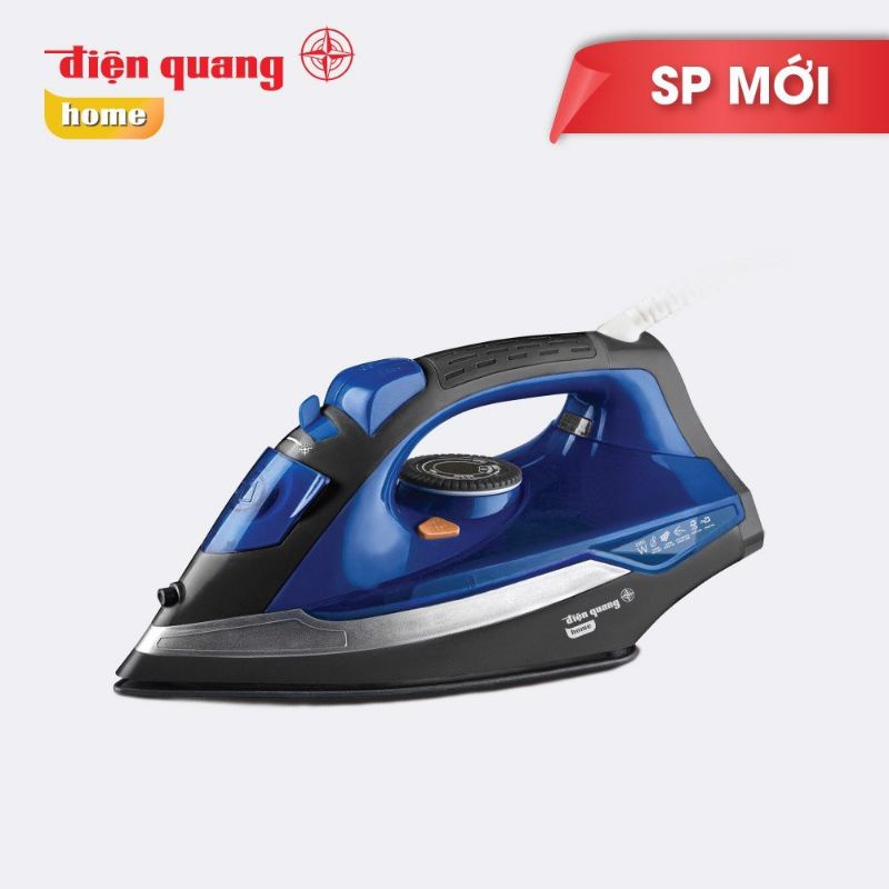 Bàn ủi hơi nước Điện Quang ĐQ SI02 2238 BBL ( Màu Xanh – Đen, 2200W, 380ml )