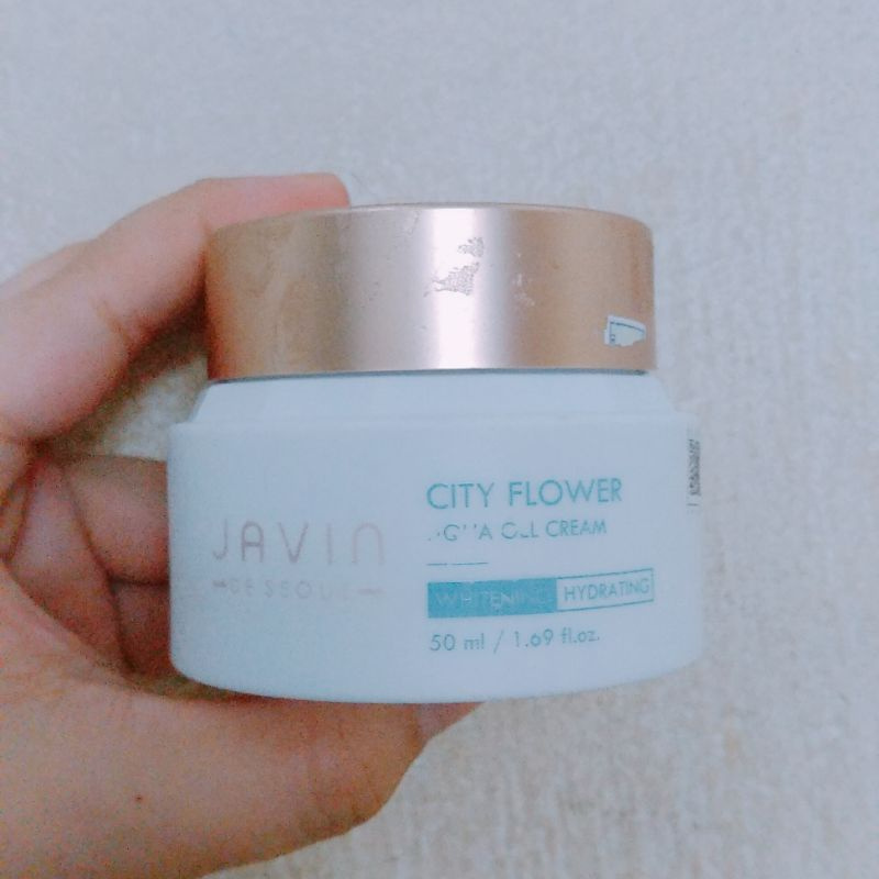 [THANH LÝ] Kem Dưỡng Ẩm_Trắng Da Ban Đêm JAVIN DE SEOUL CITY FLOWER AQUA GEL CREAM 50ml