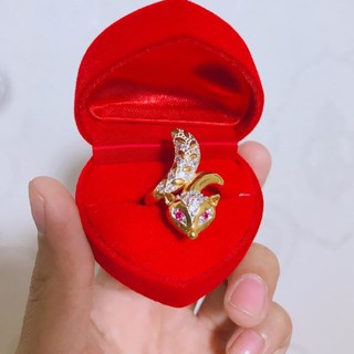 Nhẫn Hồ Ly Đính Đá Thái Lan Siêu Đẹp
