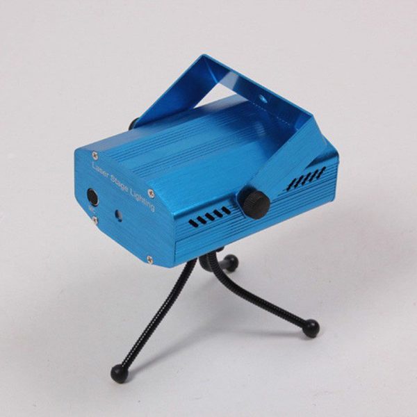 Đèn Mini Laser Phòng bay - Đèn LAZER trang trí galaxy 6 Hiệu ứng cảm biến theo nhạc.