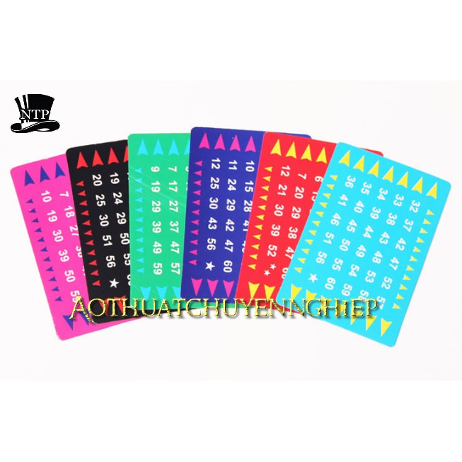 [FREE SHIP] Ảo thuật bài đoán tuổi - Number Guessing Card Magic