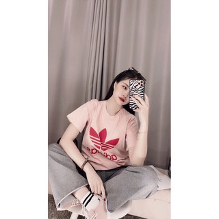 Áo phông Adidas hồng (Ảnh thật)