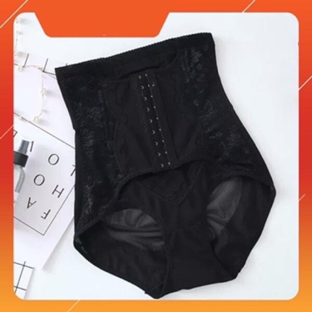 Quần gen nịt bụng (siết giảm eo) lưới cạp cao, có móc gài 1801 | BigBuy360 - bigbuy360.vn