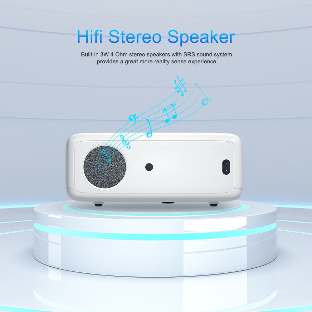 Máy chiếu Rigal RD881  Full HD 1080p - Tích hợp android | Máy chiếu mini gia đình chính hãng
