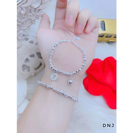 Lắc Tay Bi Mix Chữ Cái Theo Tên Vòng Tay Bạc Cho Nữ LL10