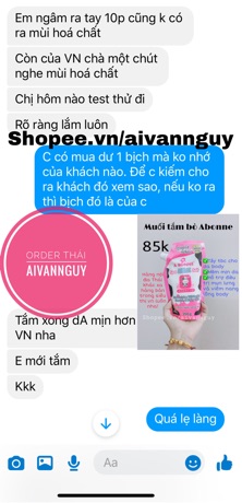 Muối tắm bò Abonne