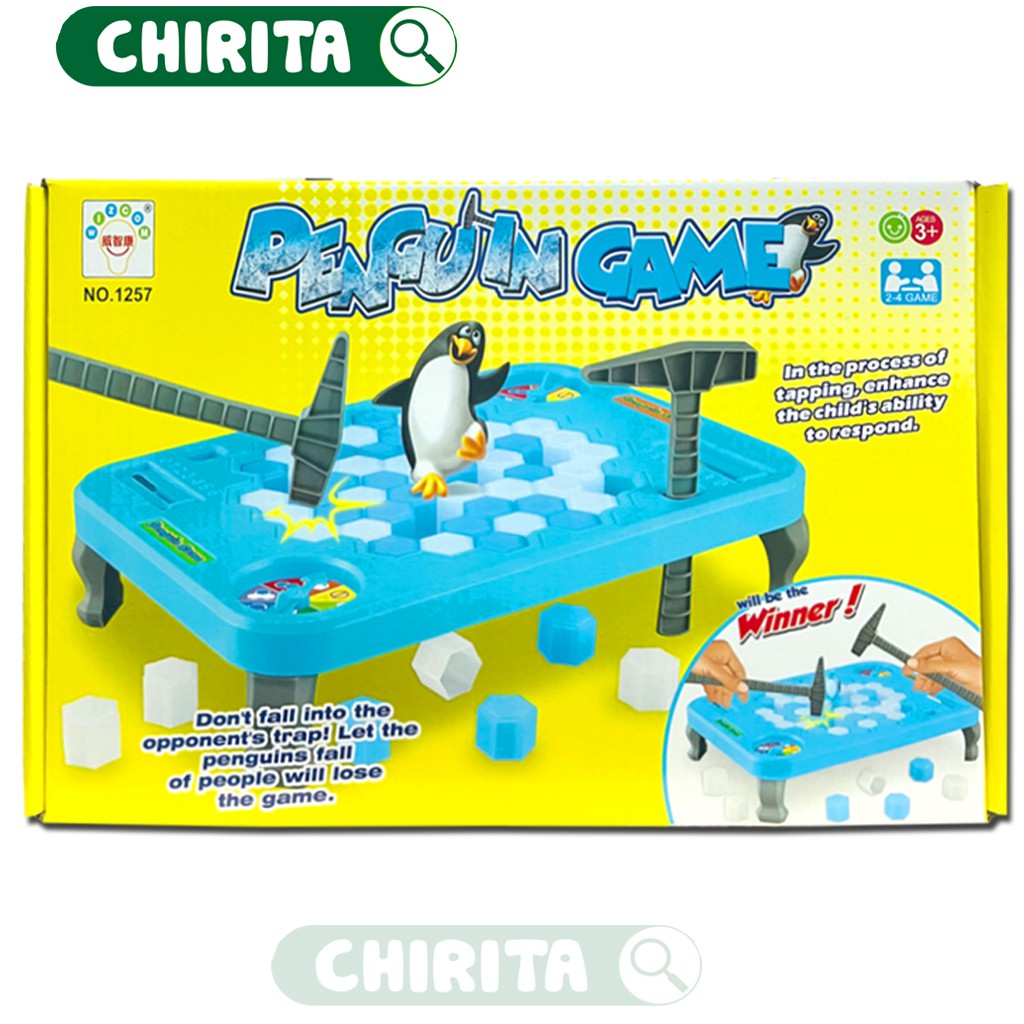 Bộ Đồ Chơi Phá Băng Giải Cứu Chim Cánh Cụt - Đồ Chơi Đập Chim Cánh Cụt Trẻ Em Cho Bé Trai Bé Gái Nhiều Độ Tuổi Chirita