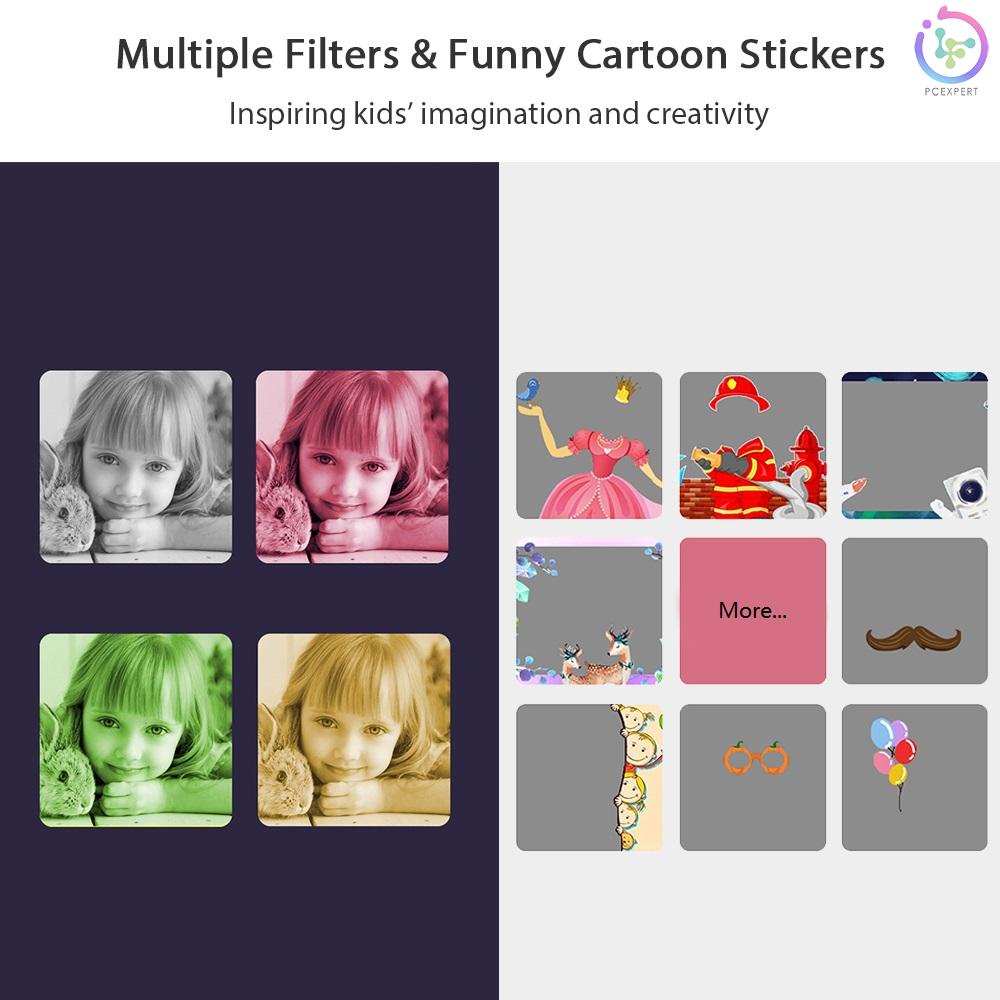 Máy Ảnh Kỹ Thuật Số Mini Độ Phân Giải Cao 720P 8 Mega Pixels 2 Inch Làm Quà Giáng Sinh Cho Bé Trai Bé Gái