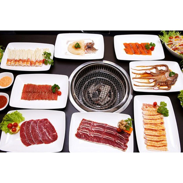 HCM [E-Voucher] Buffet Trưa Samurai BBQ – Gần 70 món BBQ và Lẩu Bò Mỹ - Hải Sản và Sushi – Tặng Buffet Kem (DT)