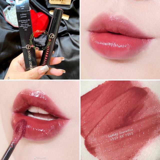 Son Giorgio Armani Ecstasy 2022. mang lại hiệu ứng môi lung linh, trong veo như thuỷ tinh