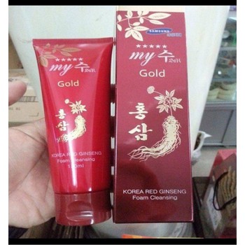 Sữa Rửa Mặt Sâm Đỏ My Gold chính hãng Hàn Quốc