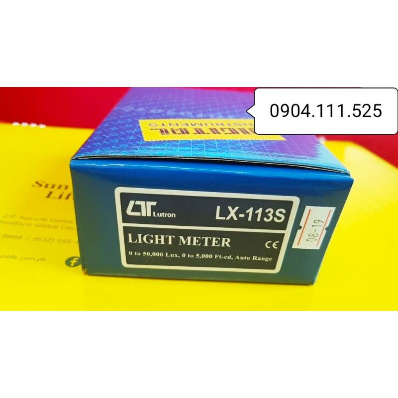 Máy đo cường độ ánh sáng LUTRON LX-113S