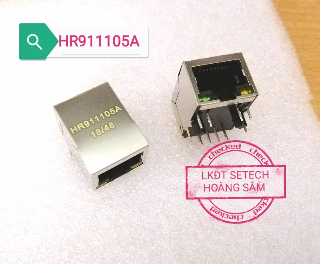 Cổng kết nối mạng : RJ-45 Socket( ko có đèn LED), RJ45 HR911105A(có đèn LED)