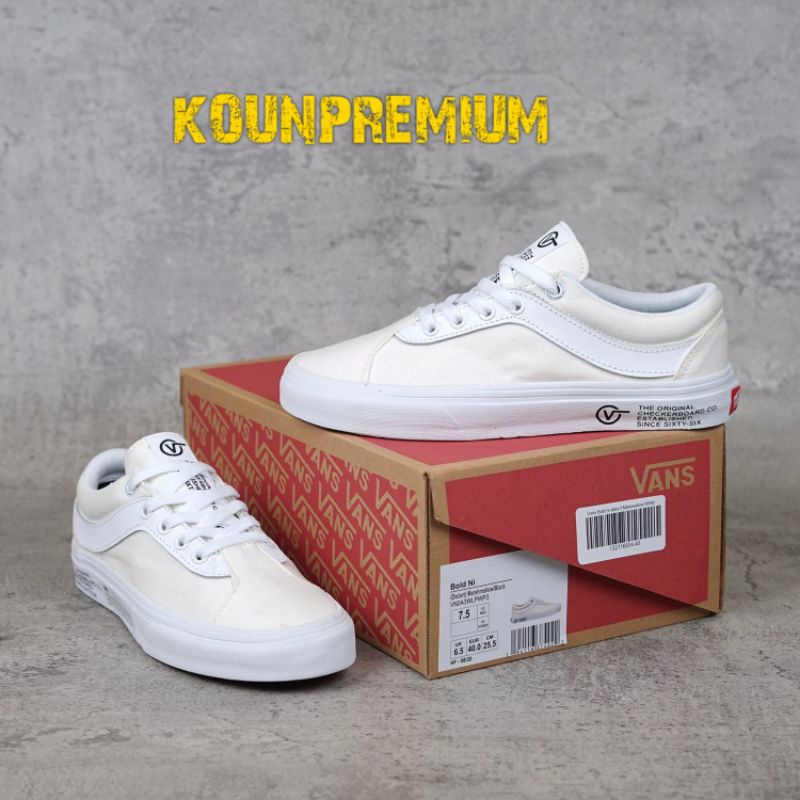 Giày VANS Màu Trắng Đen Năng Động Thời Trang