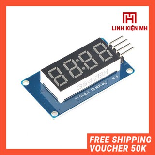 Module Led 7 Thanh TM1637  Hiển Thị Kiểu Thời Gian