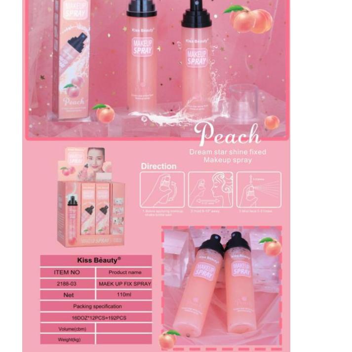 ☄️Giữ lại✨ Xịt cố định lớp trang điểm Kiss Beauty No. 2166 / 2188 | BigBuy360 - bigbuy360.vn