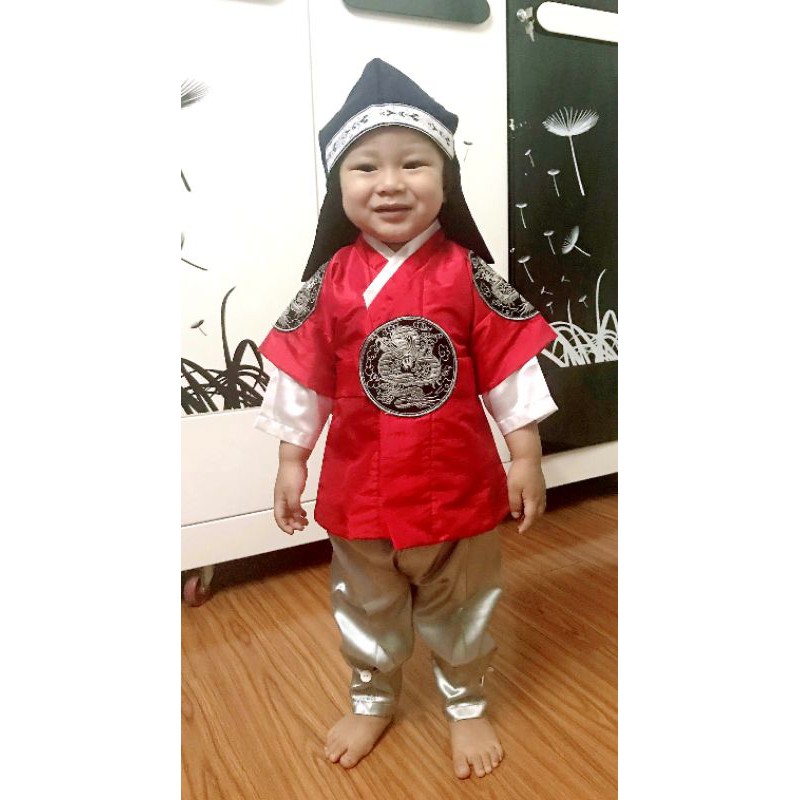 Bộ Hanbok bé trai mẫu siêu cute