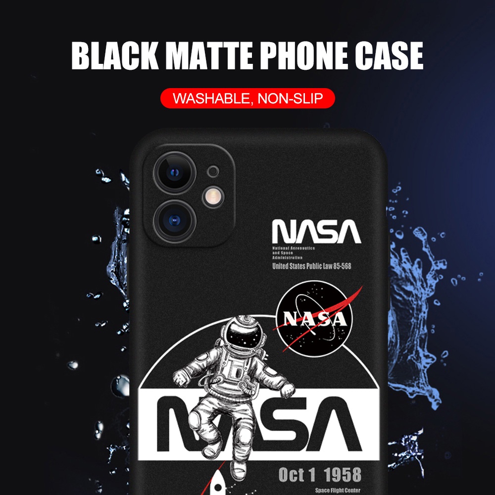 NASA Astronaut Rocket Phone Case for Xiaomi Redmi Note 10 Pro 9 8 7 6 5 4 3 S2 GO K20 K30 POCO X2 Case TPU Mobile Accessorieds Soft Casing Plus Cell Phone Case Cover Silion Shockproof M020