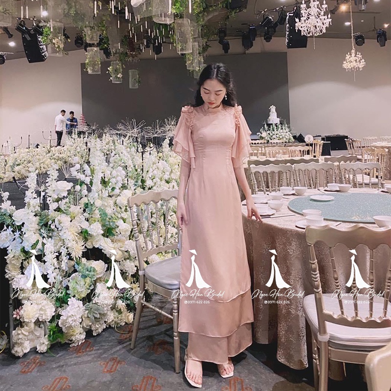 Áo Dài Cách Tân Nữ Tay Bèo MT30