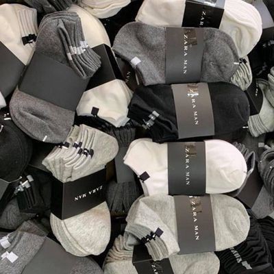 Tất Nam Cổ Ngắn Zara ❤️❤️FREESHIP❤️❤️ Combo 10 đôi Tất Nam- Co Giãn TốtThấm Hút Mồ Hôi (tuyển sỉ số lượng lớn )