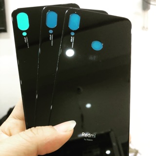 Lưng Redmi Note 7 zin Đen(tặng keo dán B7000)