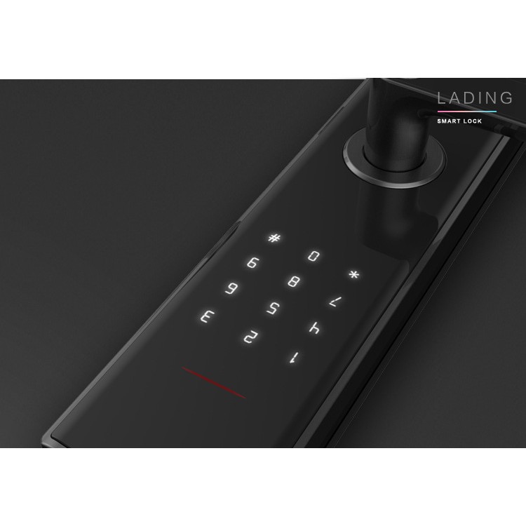 Khóa cửa thông minh tuya F1 - Mở khóa bằng vân tay, chìa, thẻ từ, mật mã và từ xa qua app Tuya Smart chính hãng BH 12 T
