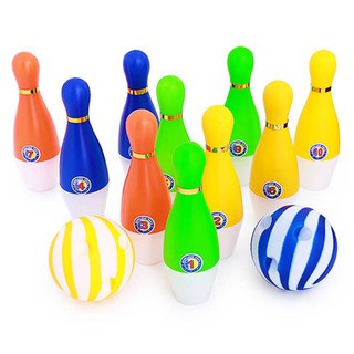 Bộ đồ chơi bowling – trái màu bóng nhựa (loại nhỏ)