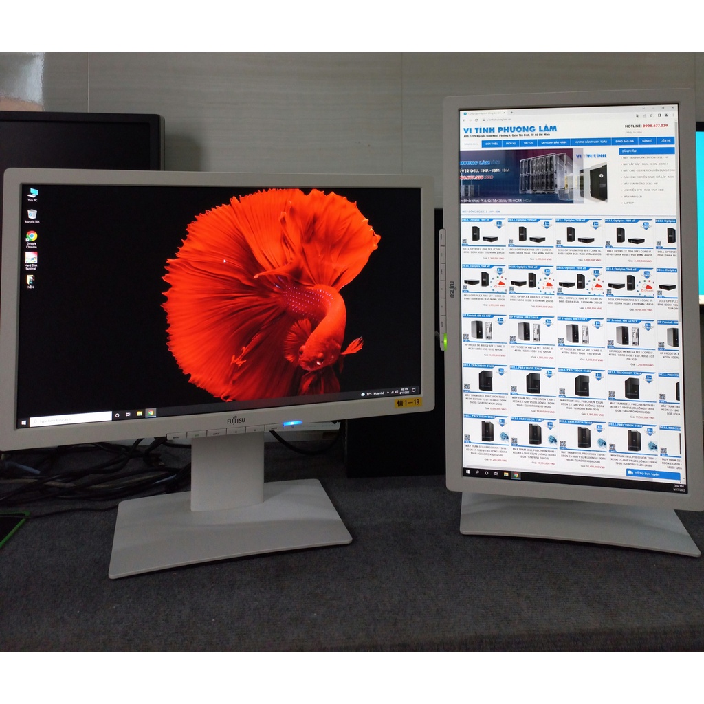 Màn Hình Fujitsu 23inch - Chuyên Đồ Họa - Panel IPS - Xoay Ngang Dọc - Bảo Hành 1 Năm