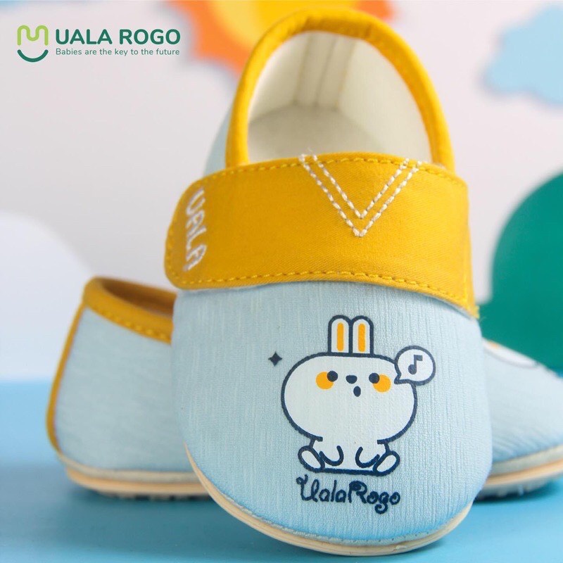 UALA ROGO-Giày tập đi thỏ có 3 màu  đế cao su chống trơn trượt, mềm nhẹ size từ 130-180