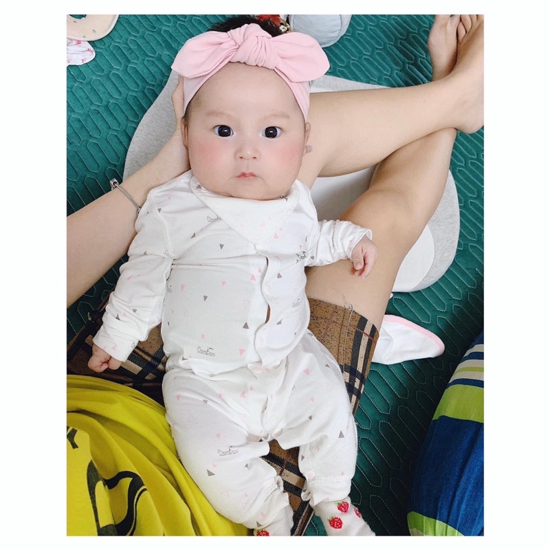 Băng đô bé gái, turban nơ cho bé