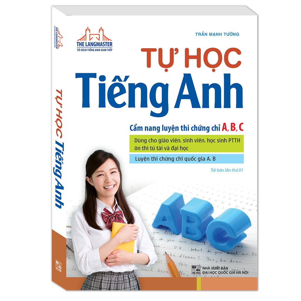 Sách - Tự hoc tiếng Anh cẩm nang luyện thi chứng chỉ A, B, C Tặng Kèm Bookmark